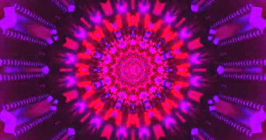 Canlı renkler ve geometrik p ile kusursuz döngü görsel ekran