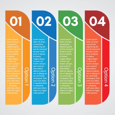 Infographic tasarım dört element
