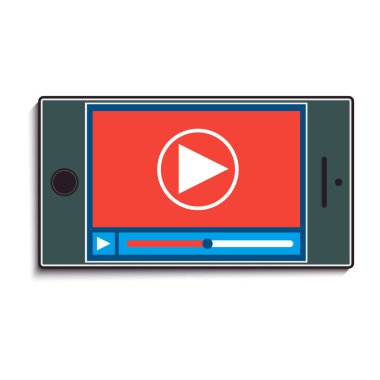 Cep telefonu ile bir video izlerken