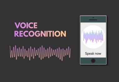 Hareket eden telefon ile ekrandaki ses tanıma programı