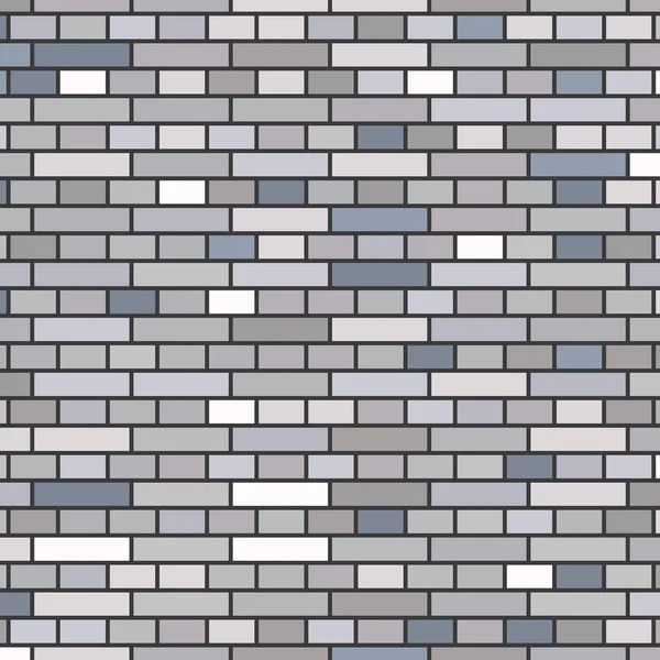 Fondo de pared de ladrillo gris — Vector de stock