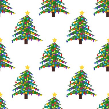 Noel Ağacı ile kusursuz desen