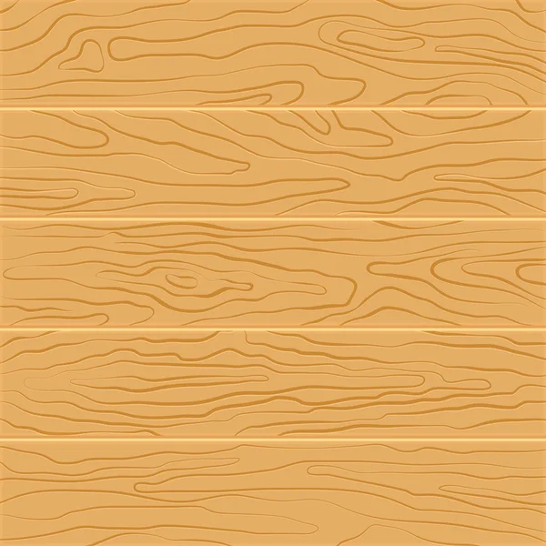 Cinco tableros de madera en diseño plano — Vector de stock