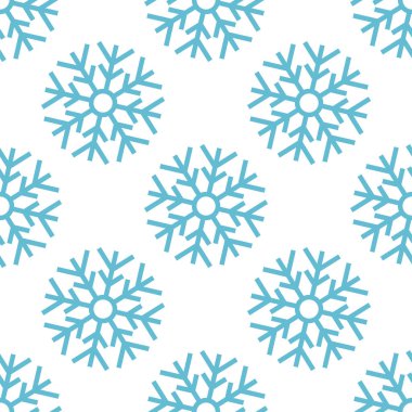 Mavi Noel kar tanesi ile Seamless Modeli