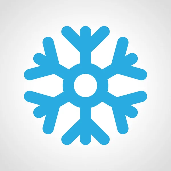 Schneeflockenwetter-Symbol. — Stockvektor