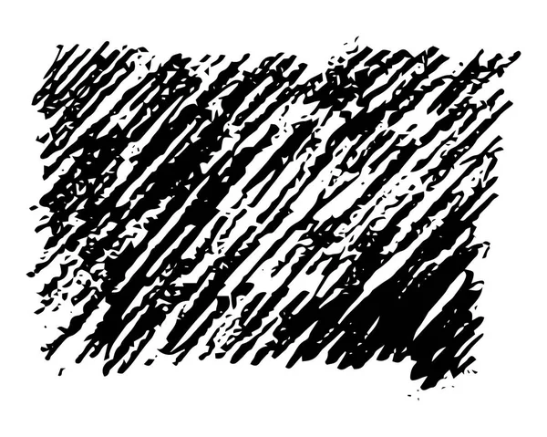 Ručně kreslené tužkou Klikyháky obdélník — Stockový vektor