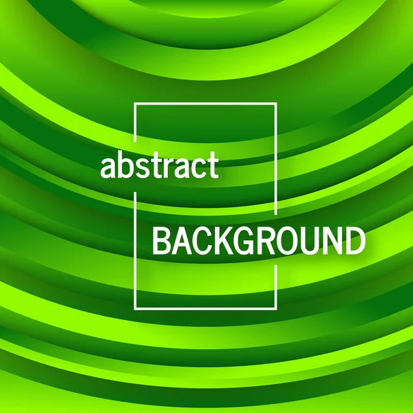 Geometrické pozadí zelené s abstraktní kruhy obrazců — Stockový vektor