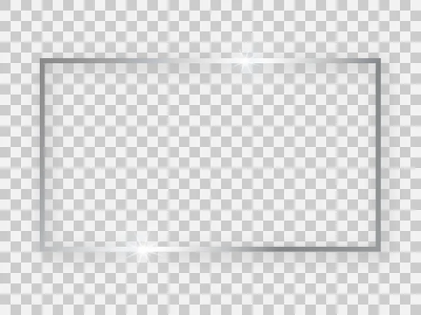 Gümüş parlak 16X9 dikdörtgen çerçeve