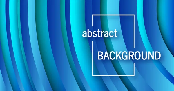 Geometrické modré pozadí s obrazci s abstraktními kruhy — Stockový vektor