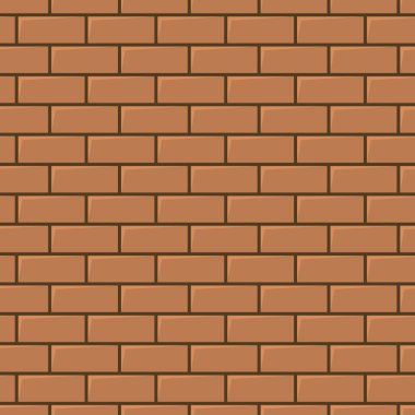 Dikişsiz kırmızı tuğla duvar arka plan