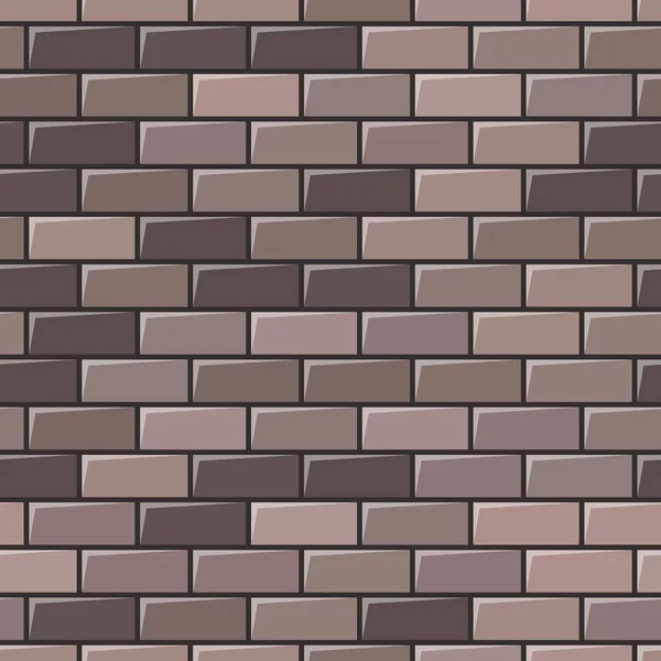 Fondo de pared de ladrillo gris sin costuras — Vector de stock