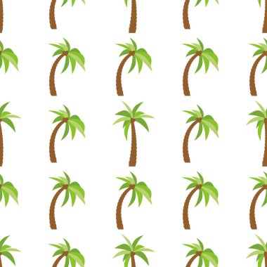 Palmiye ağaçlarıyla kusursuz desen