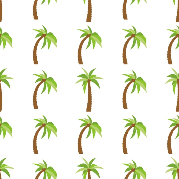 Bezešvé vzory s palmami — Stockový vektor