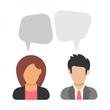 İnsanlar kutsal kişilerin resmi içinde düz stil