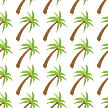 Palmiye ağaçlarıyla kusursuz desen