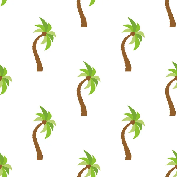 Seamless Pattern with palm trees — Stock Vector