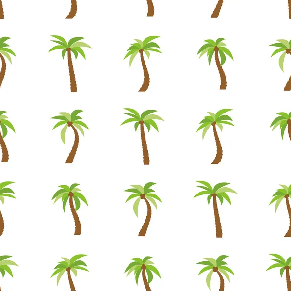 Безшовний візерунок з пальмами — стоковий вектор