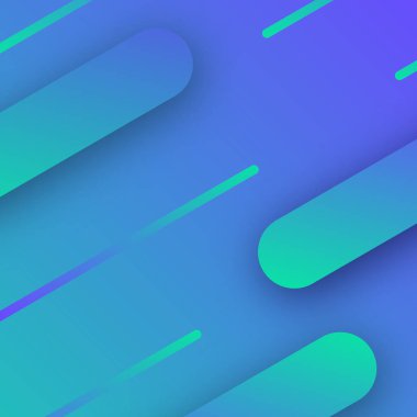 Soyut dinamik şekilli geometrik mavi arka plan