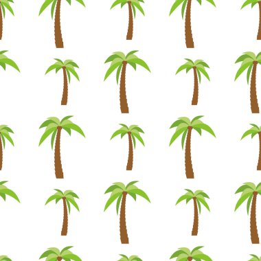 Palmiye ağaçlarıyla kusursuz desen