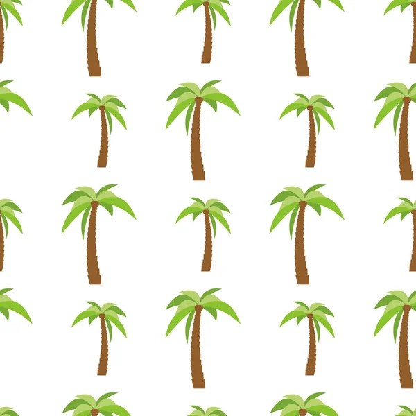 Seamless Pattern with palm trees — Stock Vector