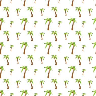 Palmiye ağaçlarıyla kusursuz desen