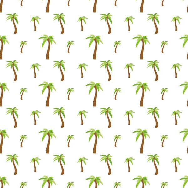 Płynny wzór z palmami — Wektor stockowy