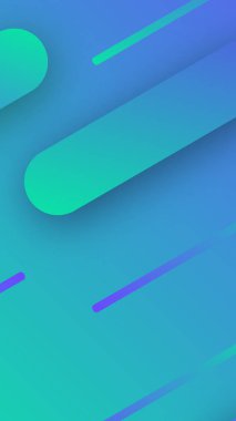 Soyut dinamik şekilli geometrik mavi arka plan