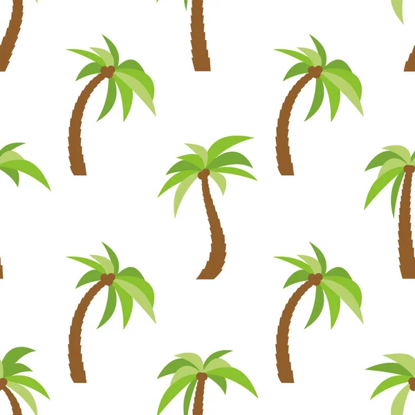 Bezešvé vzory s palmami — Stockový vektor