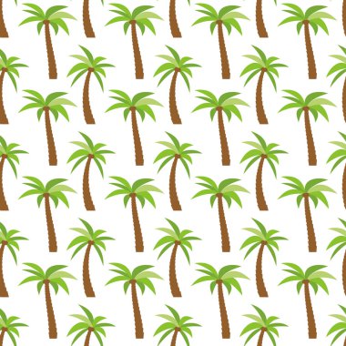 Palmiye ağaçlarıyla kusursuz desen