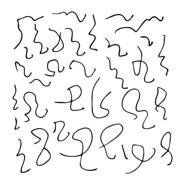 Beyaz arka planda yalıtılmış siyah çizim