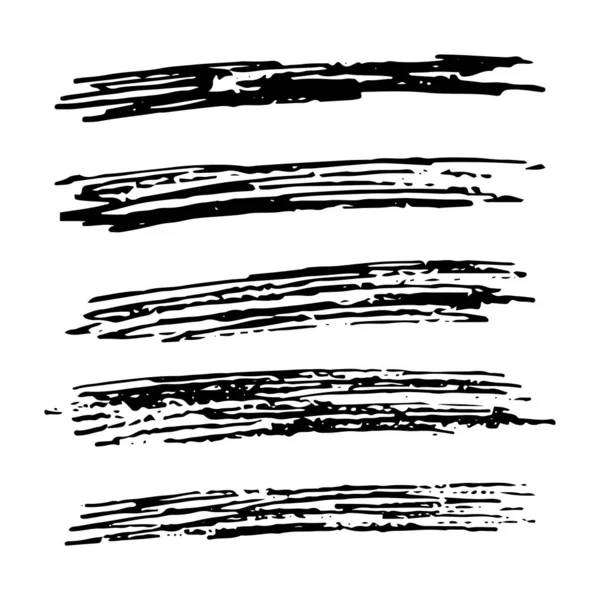 Lápiz dibujado a mano Scribble rectángulos — Vector de stock