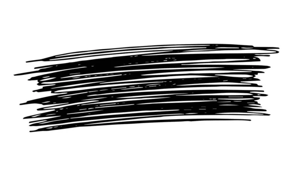 Croquis Taches dessinées à la main au crayon Scribble — Image vectorielle