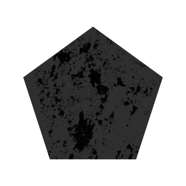 Donkere figuur met verontruste grunge textuur — Stockvector