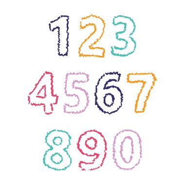 çizilmiş latin alfabesi el