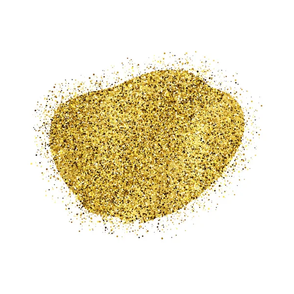 Golden Paint Glitzerkulisse — Stockvektor