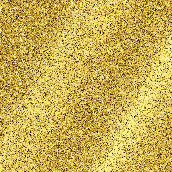 Sfondo dorato scintillante con effetto glitter — Vettoriale Stock