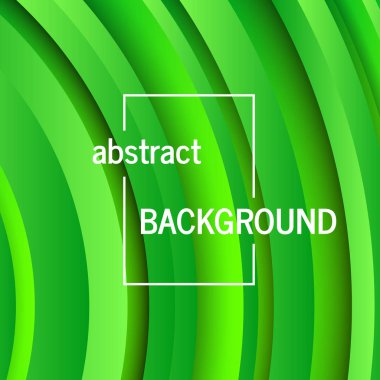 Soyut geometrik yeşil arka plan şekilleri daireler