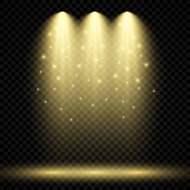 Spot aydınlatma efektleri ile aydınlatma