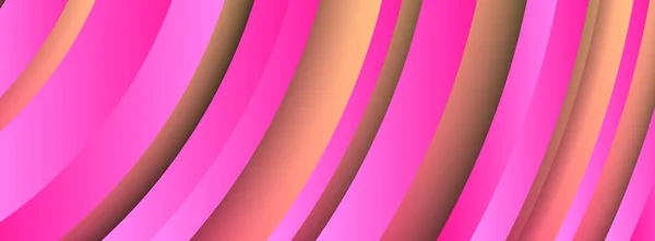 Fundo rosa geométrico com formas círculos abstratos — Vetor de Stock