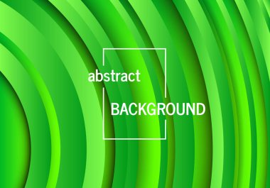 Soyut geometrik yeşil arka plan şekilleri daireler