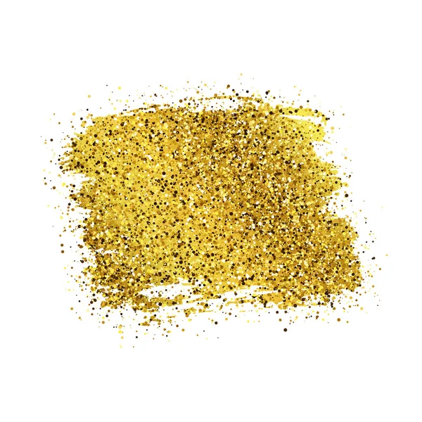 Golden Paint Glitzerkulisse — Stockvektor