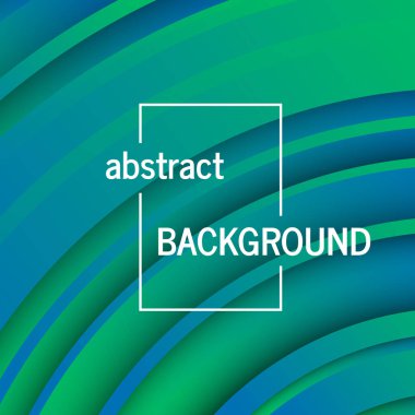 Soyut geometrik yeşil arka plan şekilleri daireler