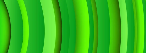 Geometriska grön bakgrund med abstrakta cirklar former — Stock vektor
