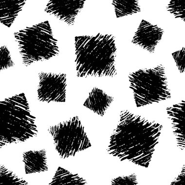 Karalama Smear ile çizilen Dikişsiz Desen el