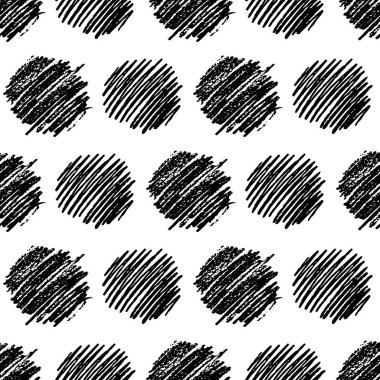 Karalama Smear ile çizilen Dikişsiz Desen el