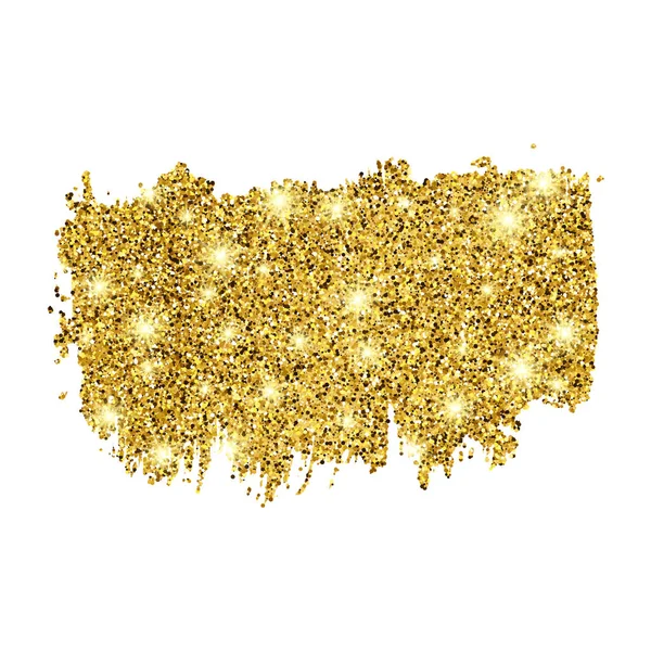 Golden Paint Glittering Backdrop — стоковый вектор