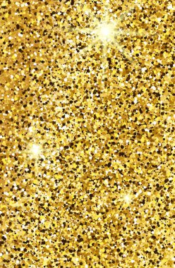 Glitter etkisi ile altın ışıltılı arka plan
