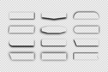 Koyu şeffaf gerçekçi gölge