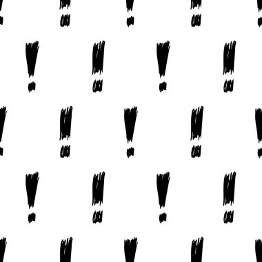 Ünlem sembollü kusursuz desen