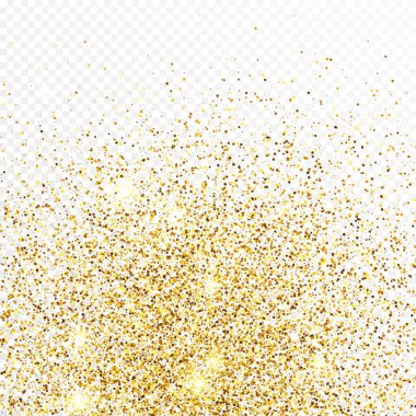 Altın parıltısı kutlama konfetisi geçmişi